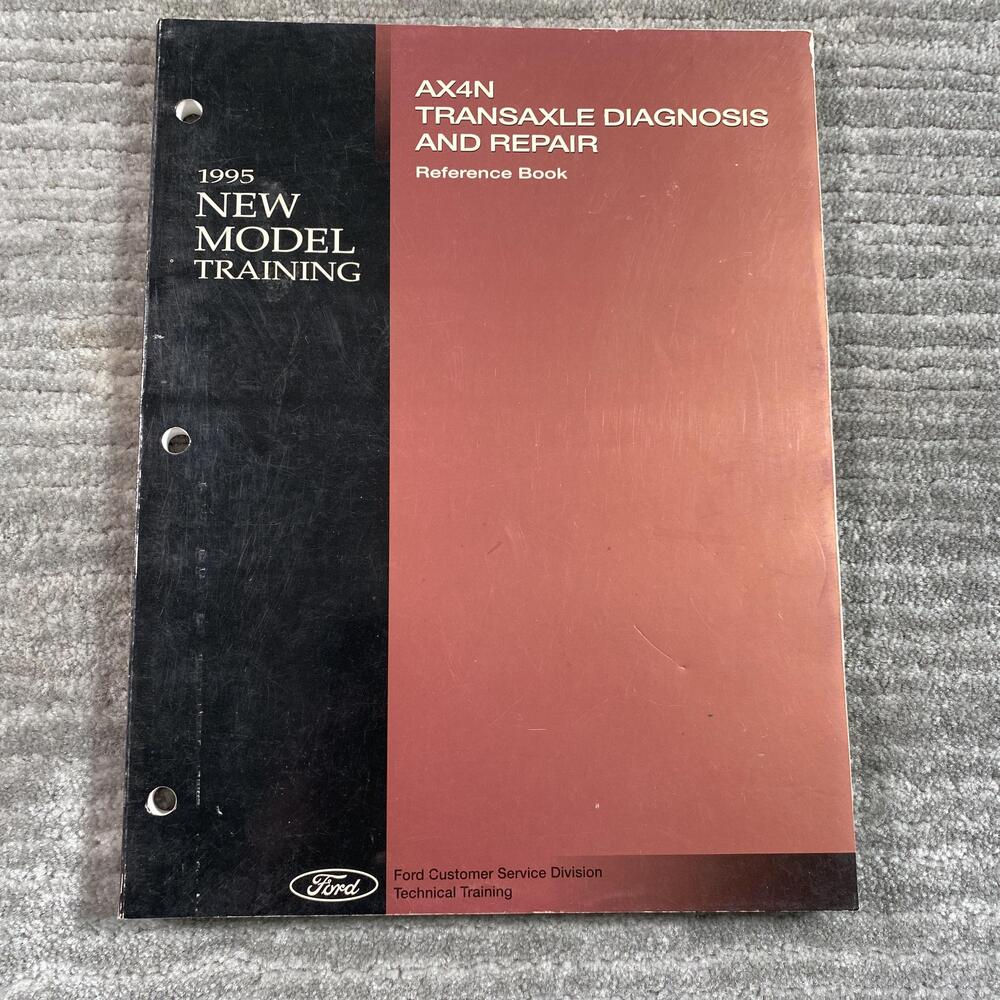 Vintage 1995 New Model Training AX4N Transaxle Diagnosis Repair Ford PB